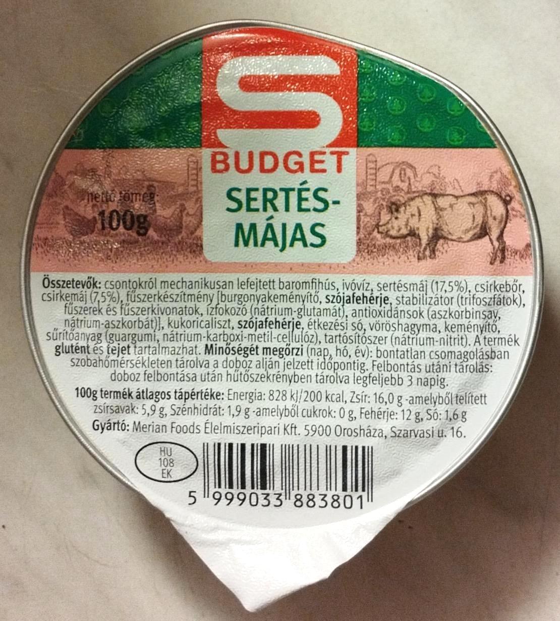Képek - Sertés májas dobozos S Budget