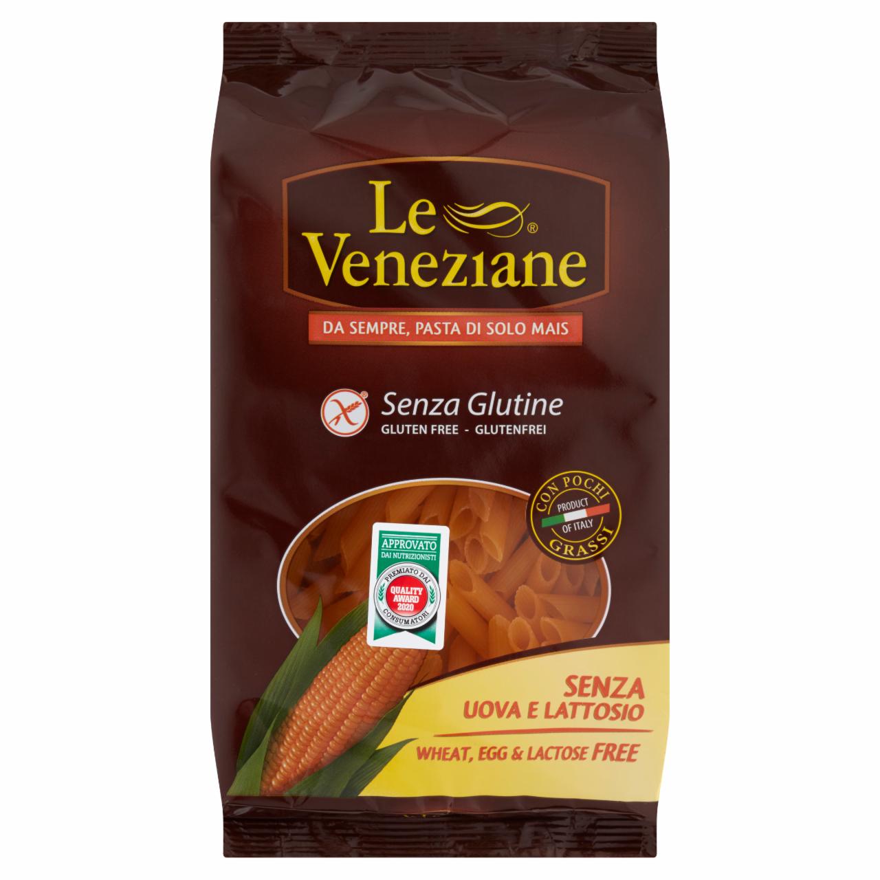 Képek - Le Veneziane Penne Rigate gluténmentes száraztészta 250 g