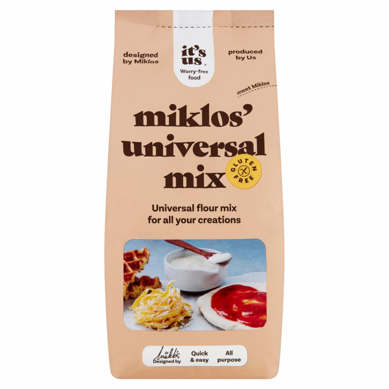 Képek - It's Us gluténmentes univerzális lisztkeverék 1 kg